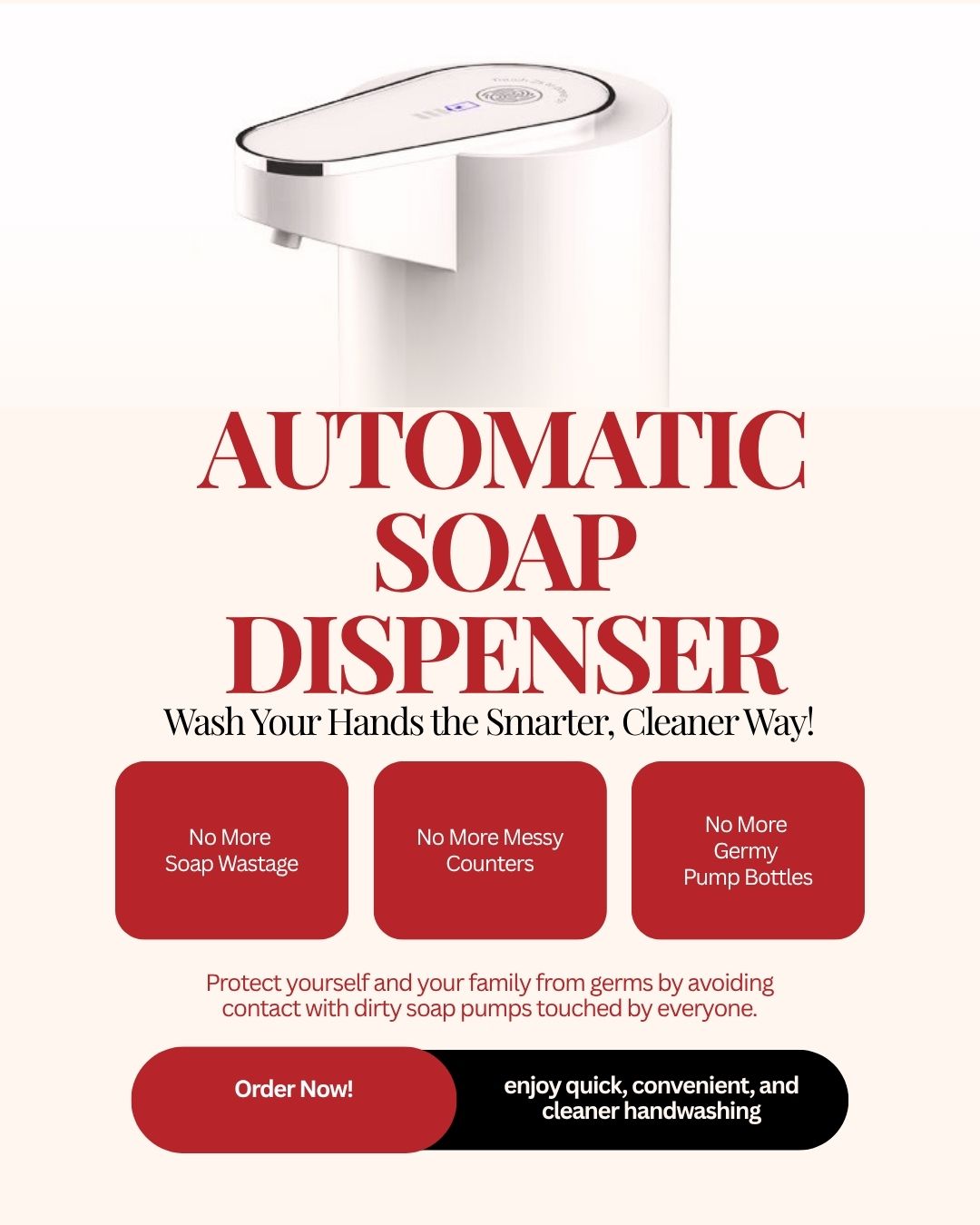 Red automatic dispenser